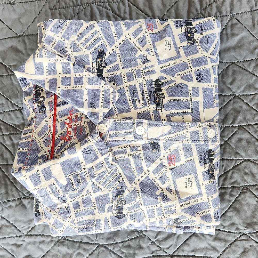Boden Classic Shirt in Street Map Print